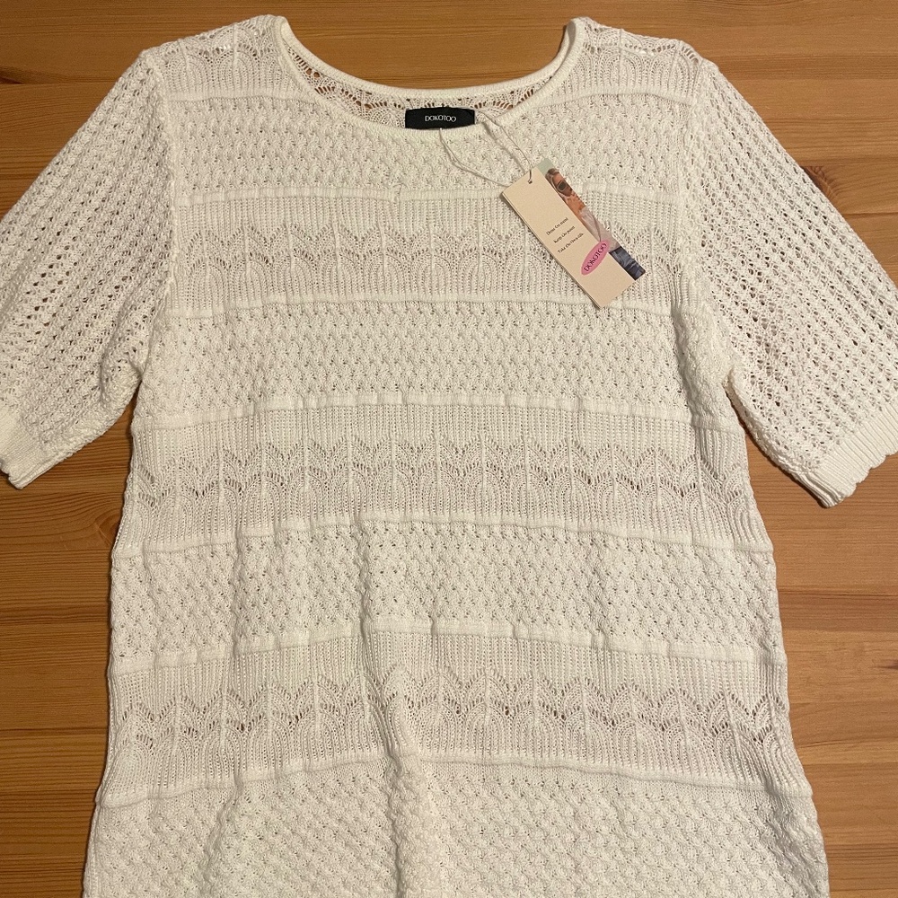 White Knit Shirt